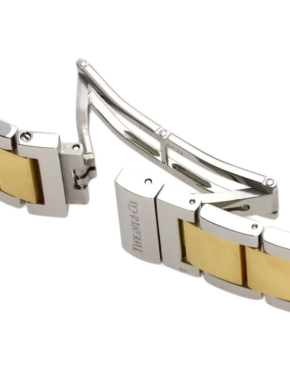 Tiffany & Co Atlas Dome Watch SS Yellow Gold